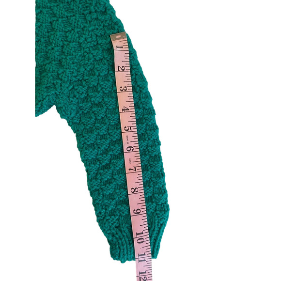 Baby Hand knit Cardigan 12 Months Greenm - Picture 8 of 8